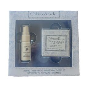 Crabtree & Evelyn NANTUCKET BRIAR Body Mist + Triple-Milled Soap GIFT SET New